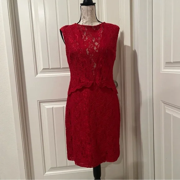 chinese dress ladies Ralph Lauren Spring 2013 Leather Embellished Red Gown